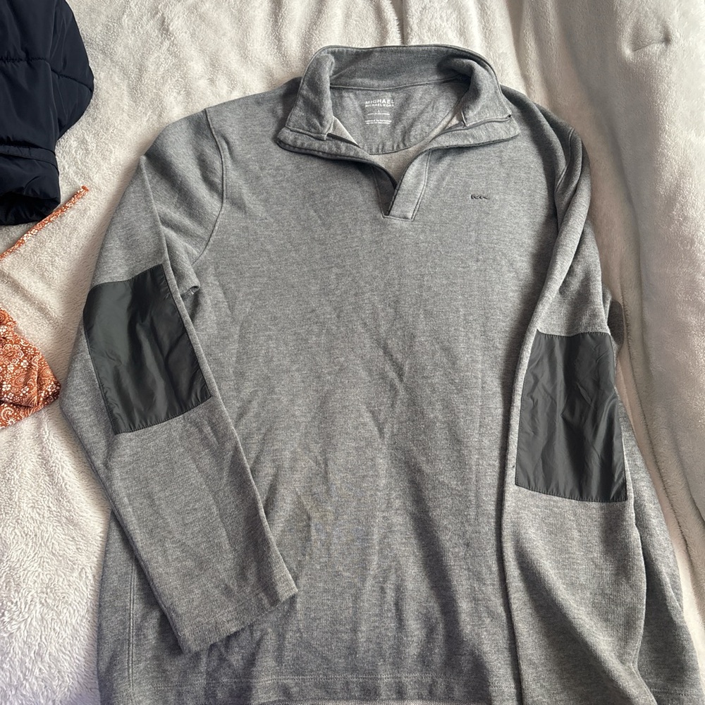 Michael Kors Gray Lightweight Shirt Jacket
